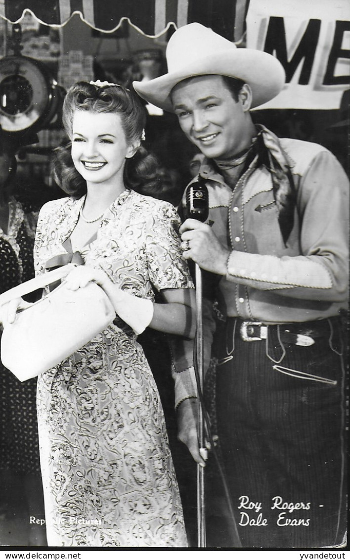 Cinéma. Photo Vintage De Roy Rogers - Dale Evans - Autres & Non Classés