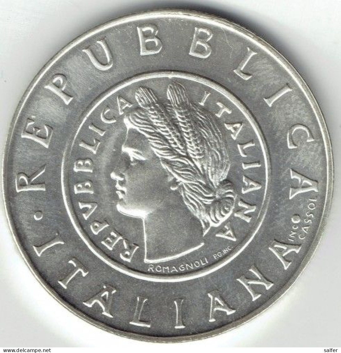 REPUBBLICA  2001  STORIA DELLA LIRA  III DITTICO   Lire 1 X 2  AG - Herdenking