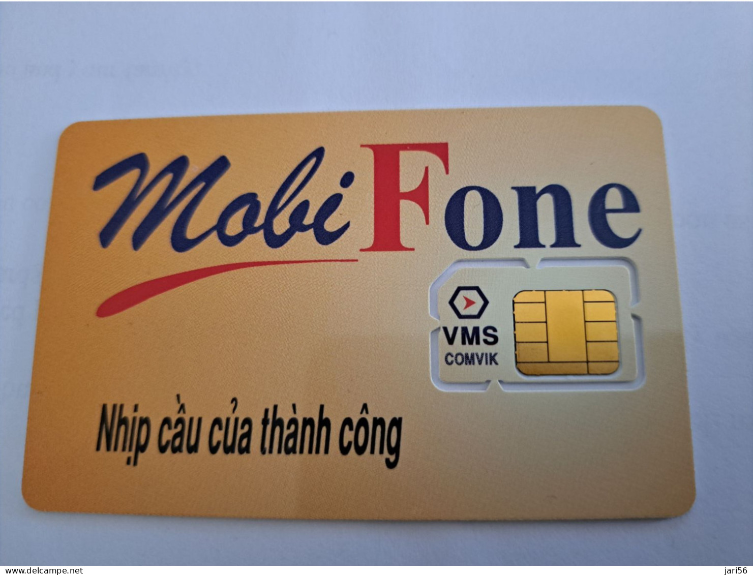 VIETNAM  GSM/SIM CARD / MOBI FONE / VMS COMVIK/INTERNATIONAL VIETNAM AB/ HANOI   / MINT   **13491** - Vietnam