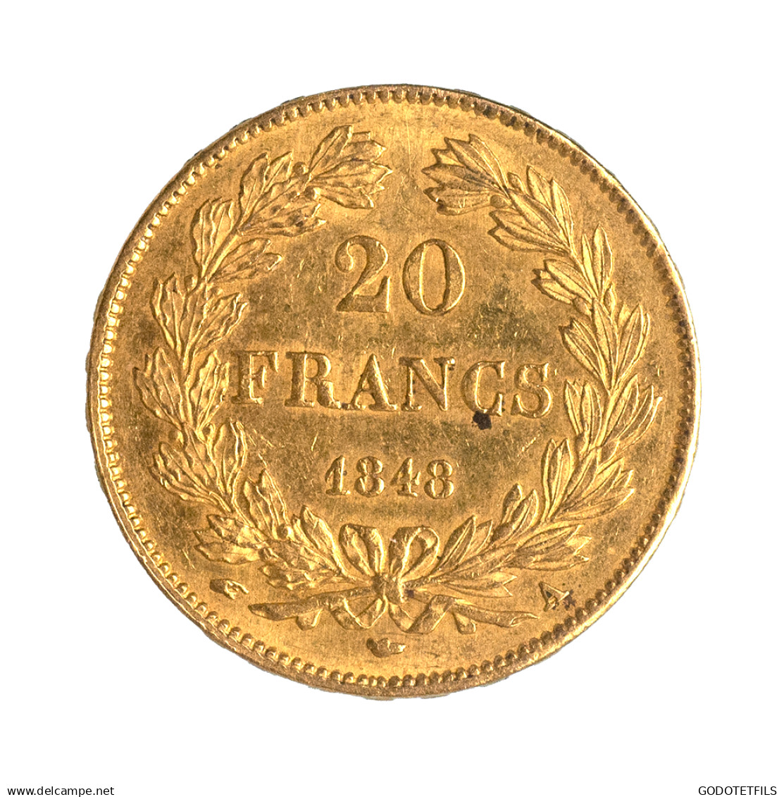 Louis-Philippe-20 Francs 1848 Paris - 20 Francs (gold)