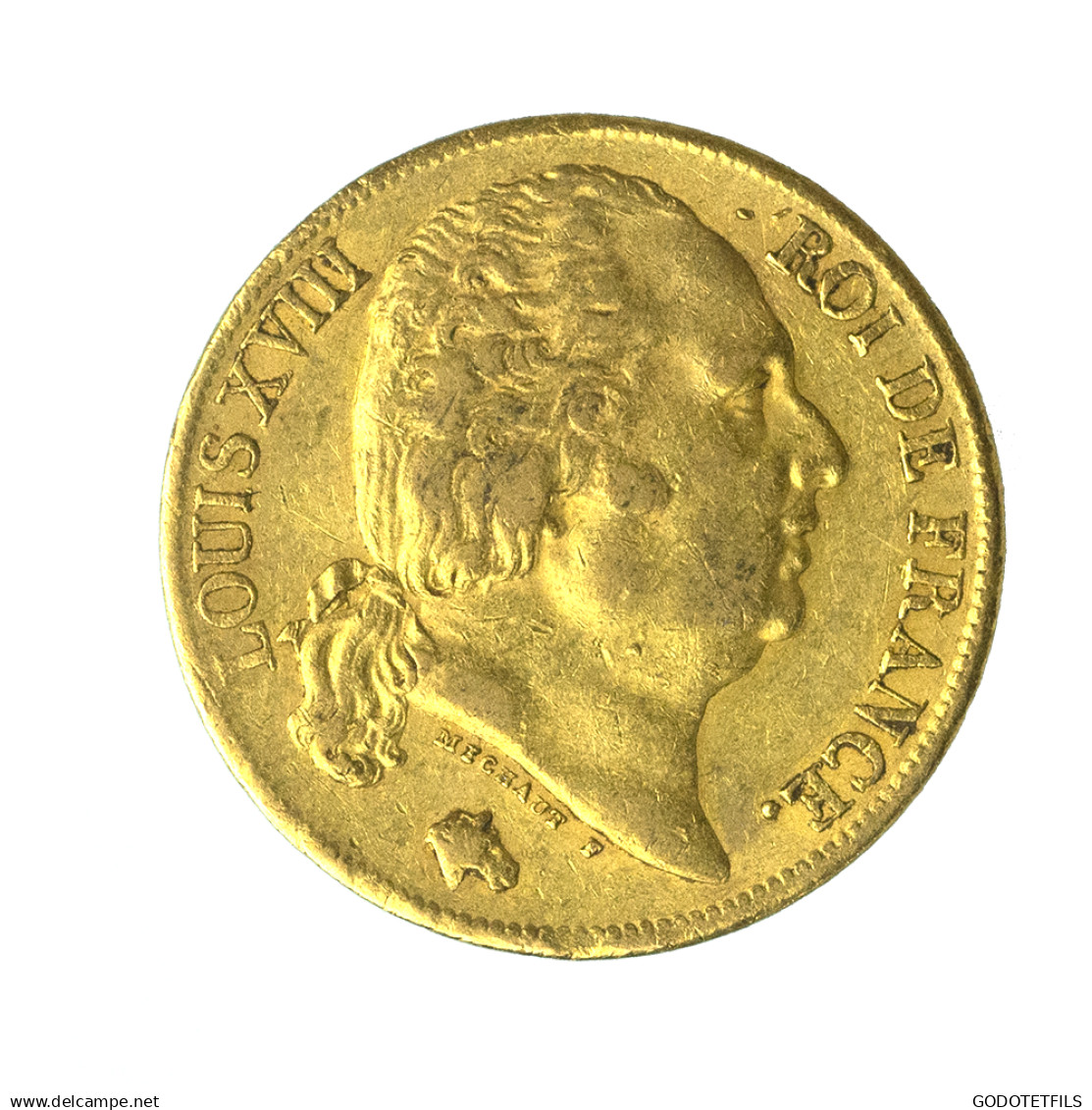 Louis XVIII-20 Francs 1819 Paris - 20 Francs (goud)