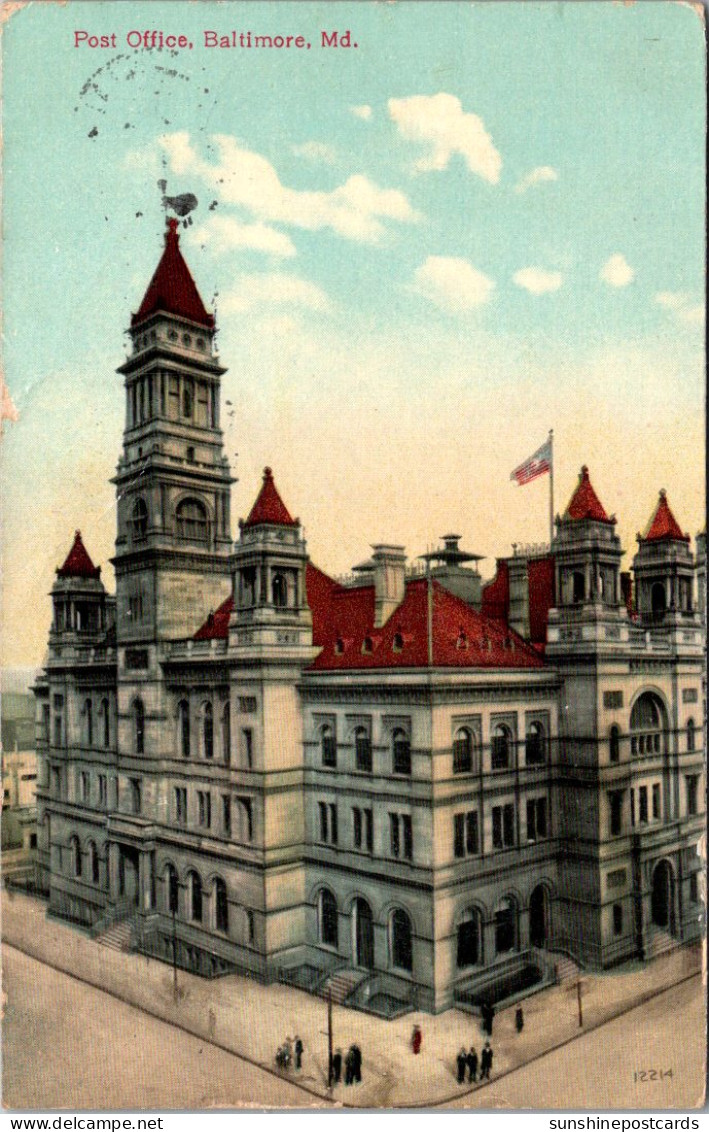 Maryland Baltimore Post Office 1910 - Baltimore