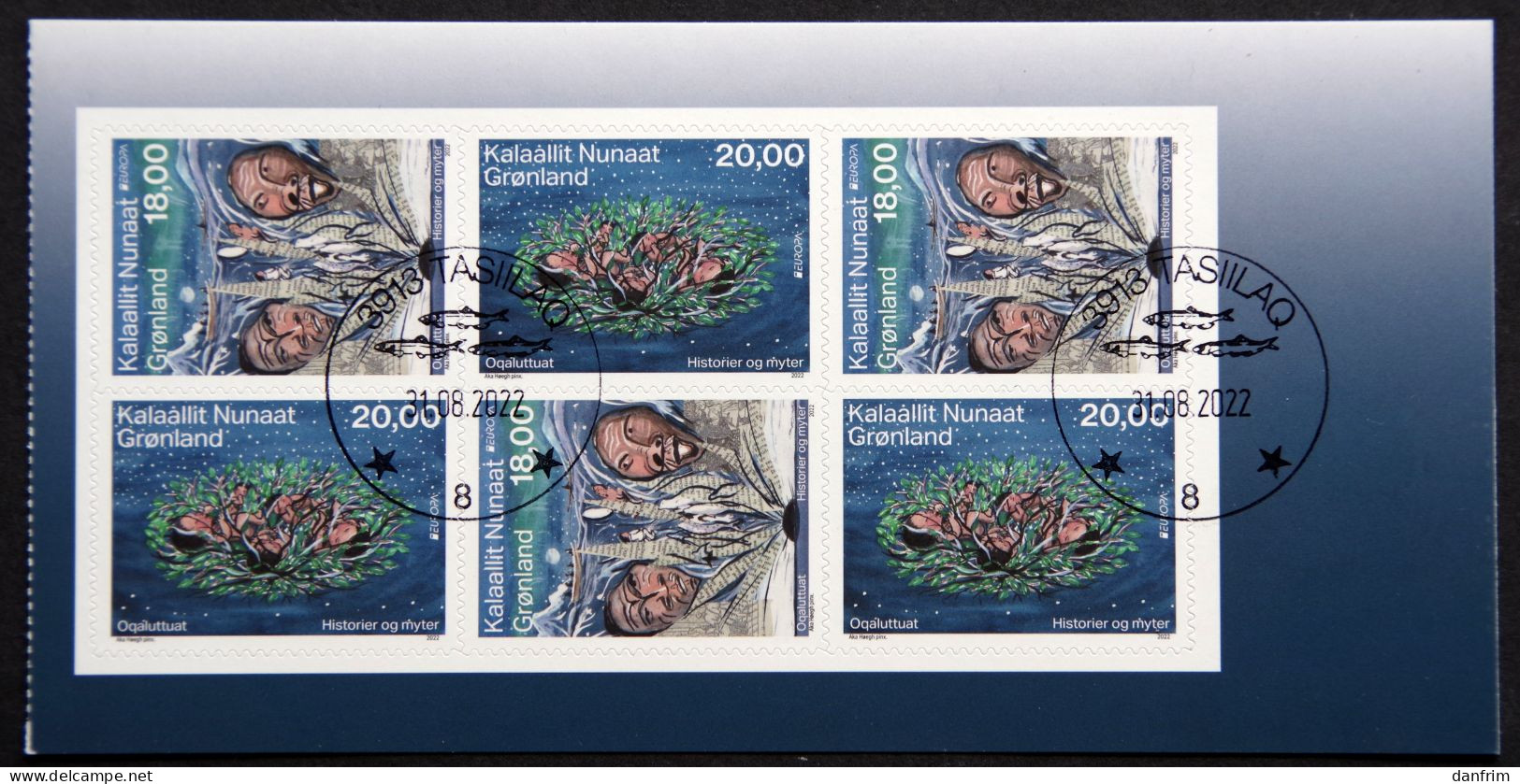 GREENLAND 2022 EUROPA  (o)  (lot MP) - Cuadernillos