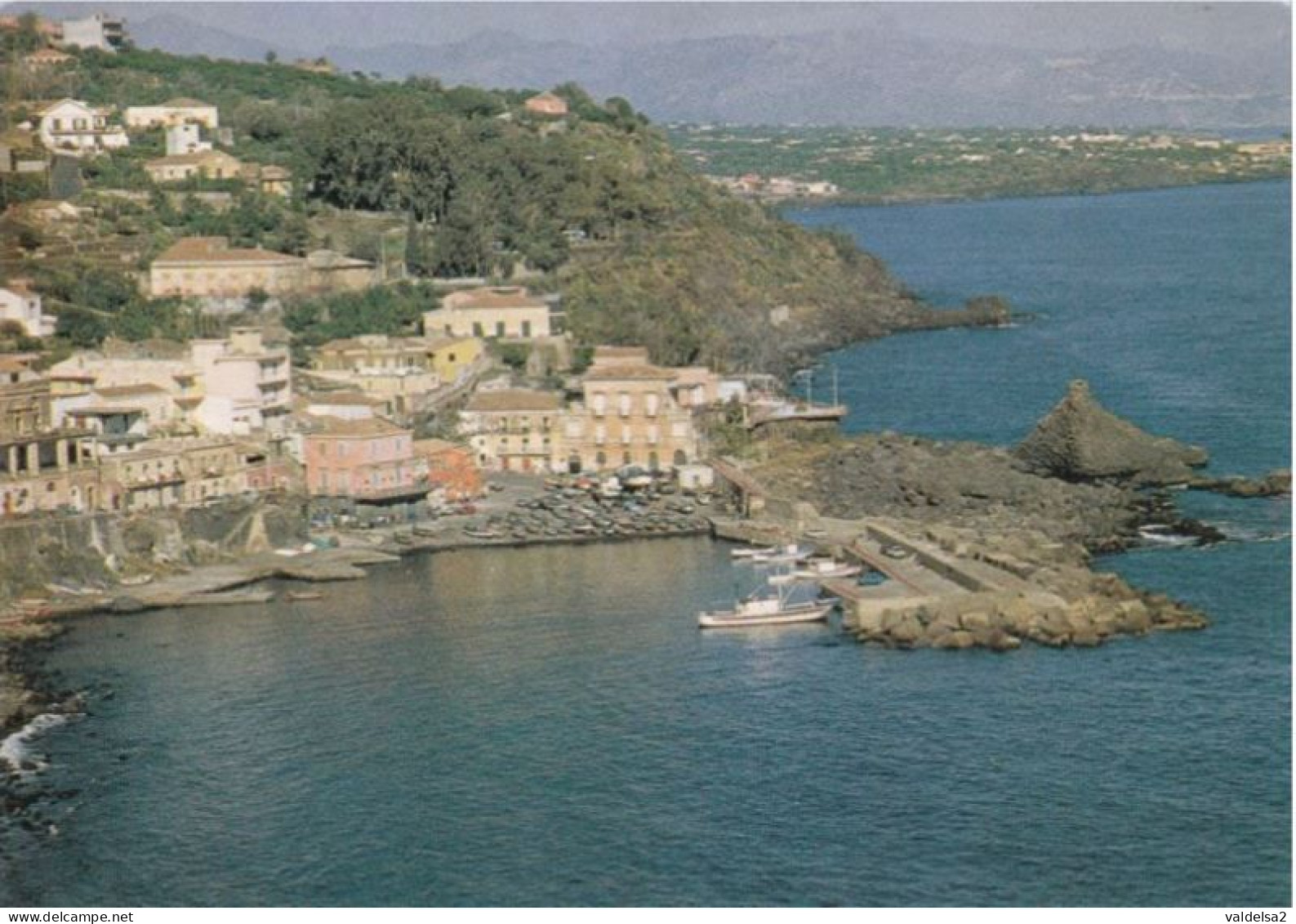 S.MARIA LA SCALA - ACIREALE - CATANIA - PANORAMA DEL PORTICCIOLO - 1984 - Acireale