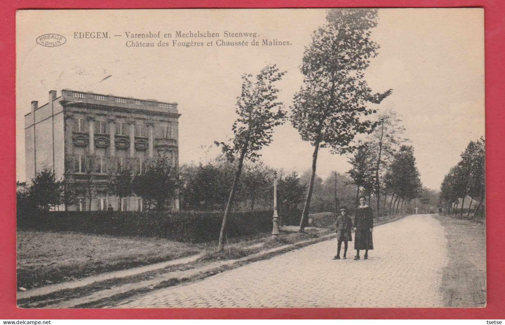 Edegem - Varenshof En Mechelscchen Steenweg - 192? ( Verso Zien ) - Edegem