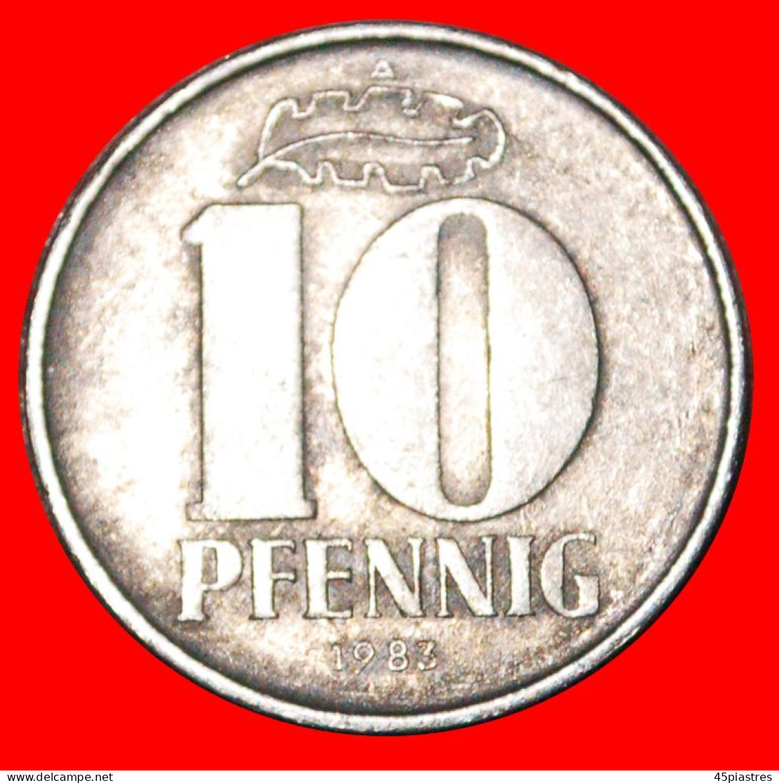 * HAMMER AND COMPASS (1963-1990): GERMANY  10 PFENNIG 1983A! DIES 1+A MINT LUSTRE! · LOW START! · NO RESERVE!!! - 10 Pfennig