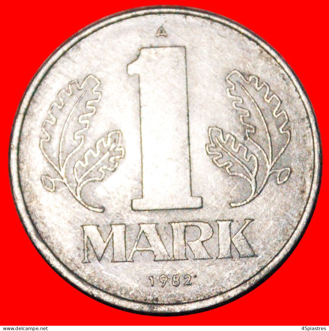 * HAMMER AND COMPASS (1972-1990): GERMANY 1 MARK 1982A MINT LUSTRE! · LOW START! · NO RESERVE!!! - 1 Mark