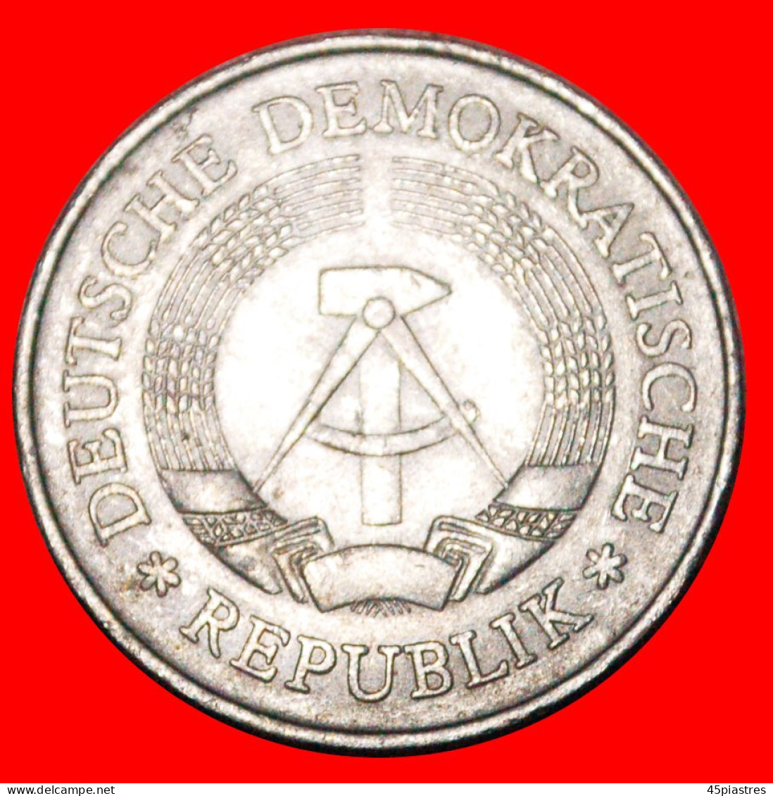 * HAMMER AND COMPASS (1972-1990): GERMANY 1 MARK 1982A MINT LUSTRE! · LOW START! · NO RESERVE!!! - 1 Mark