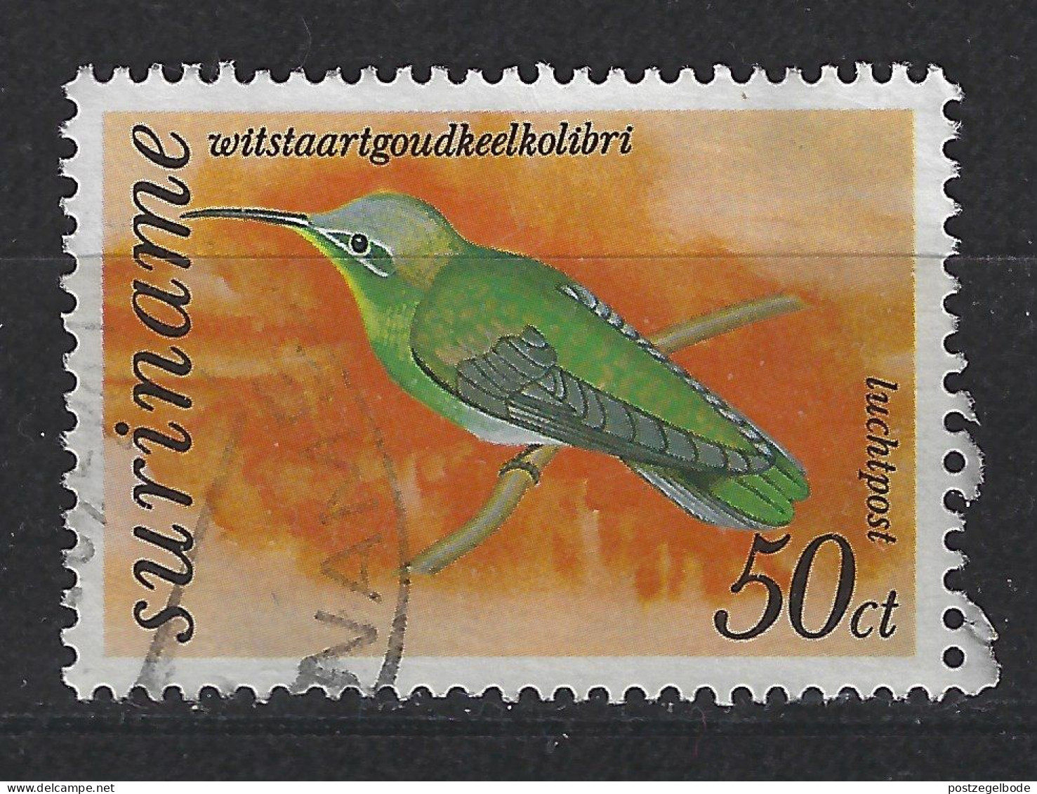 Suriname Used ; Kolibri Honeybird Colibri Sunbird Vogel Oiseau Ave Vogel Bird - Colibris