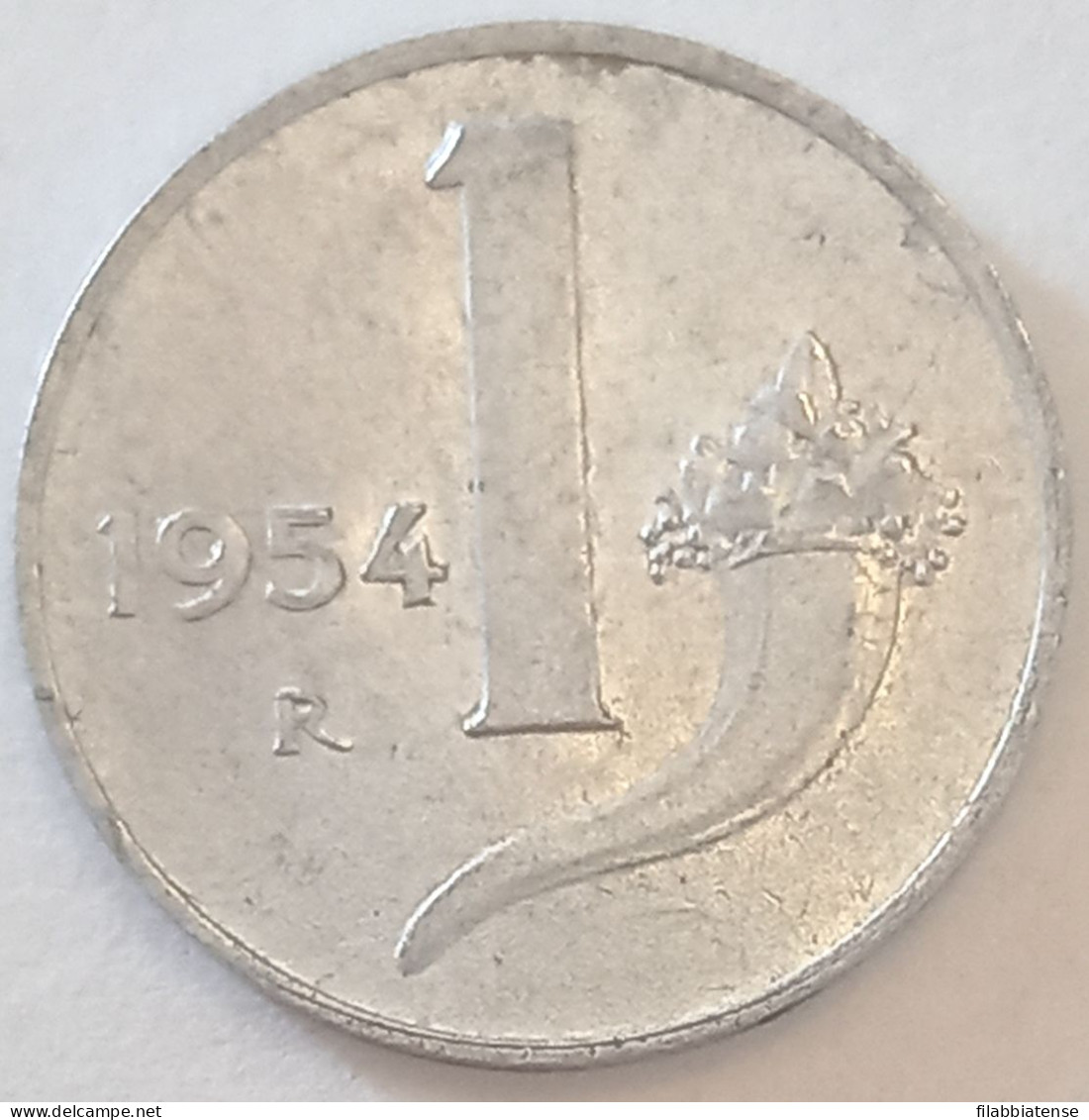 1954 - Italia 1 Lira     ----- - 1 Lire