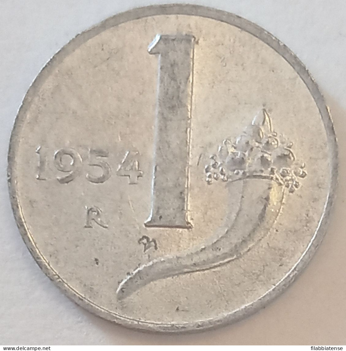 1954 - Italia 1 Lira     ----- - 1 Lire