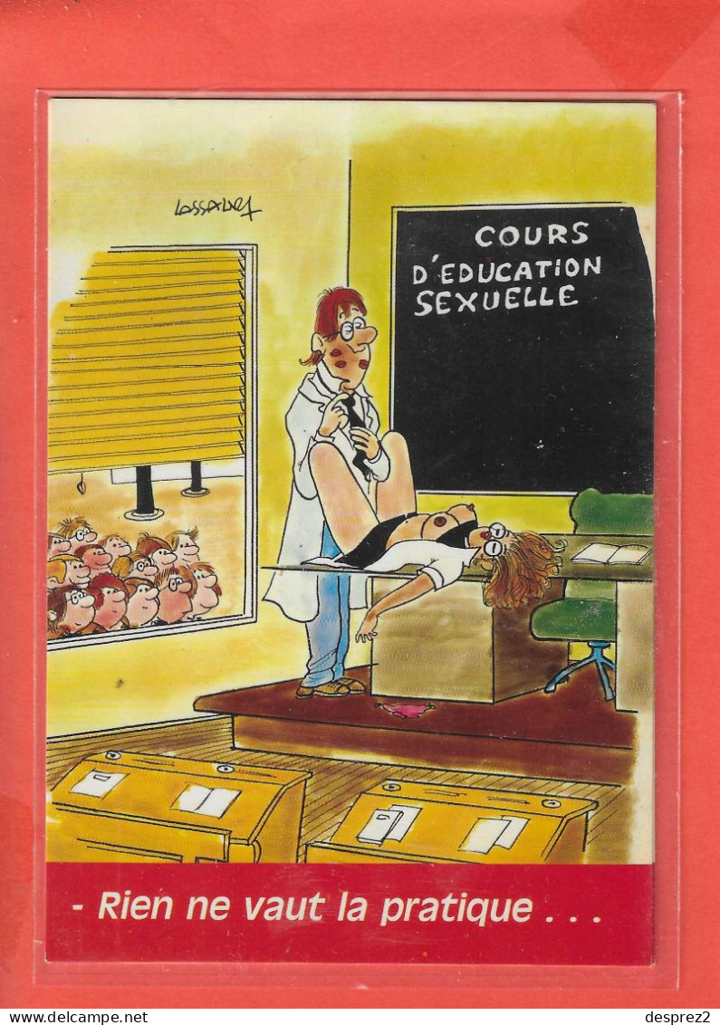 Education Sexuelle HUMOUR Cp Animée   Illustrée Par LASSALVY - Lassalvy