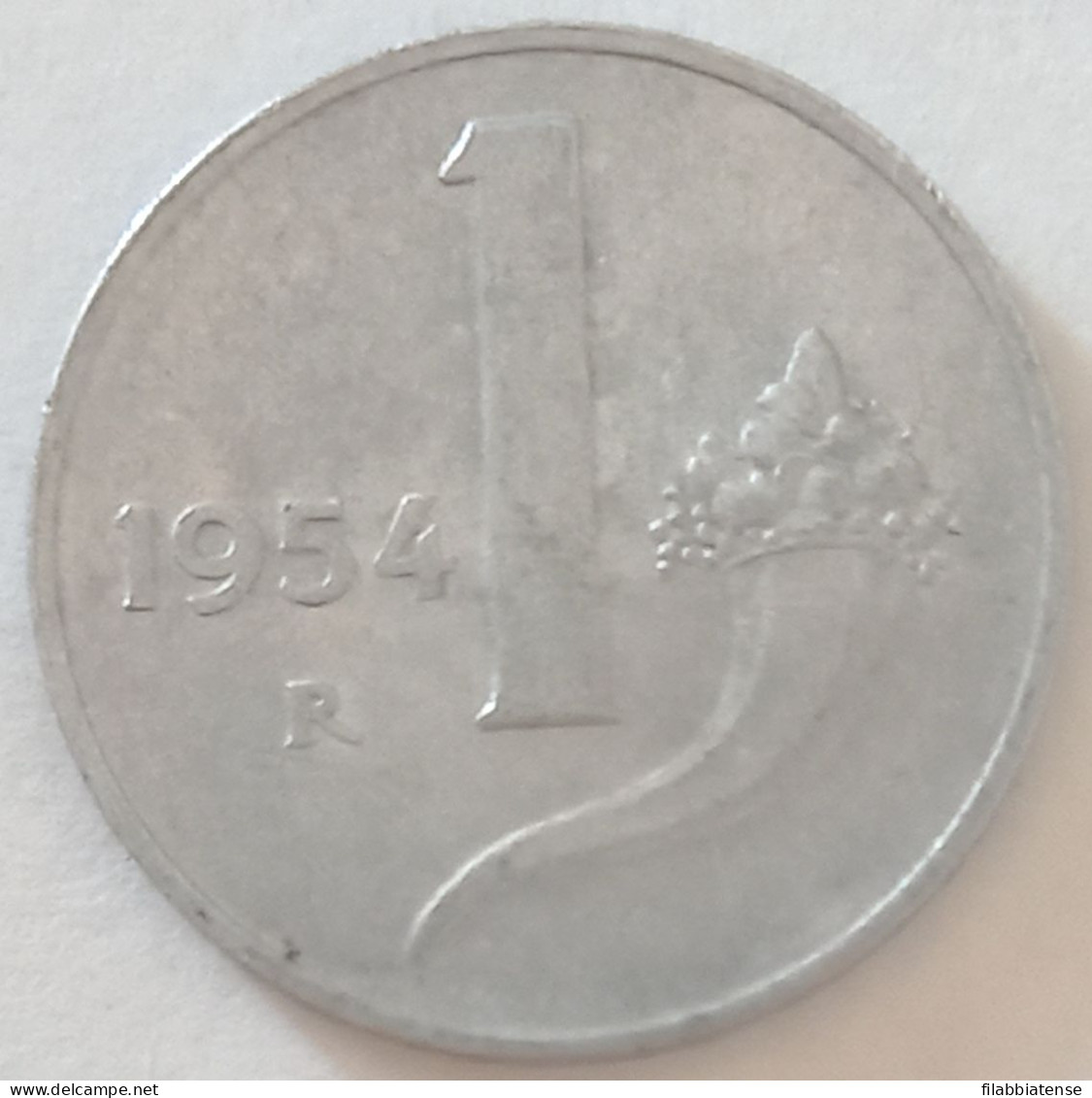 1954 - Italia 1 Lira     ----- - 1 Lira