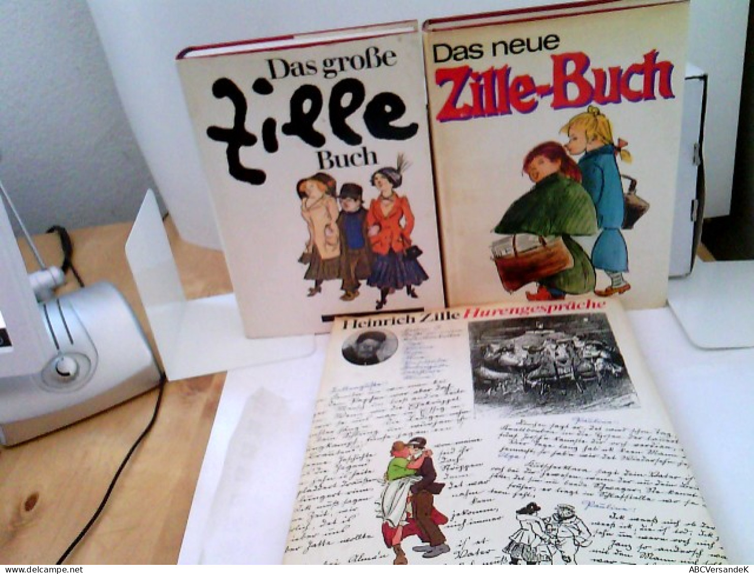 Konvolut: 3 Bände Zille Bücher. - Duitse Auteurs