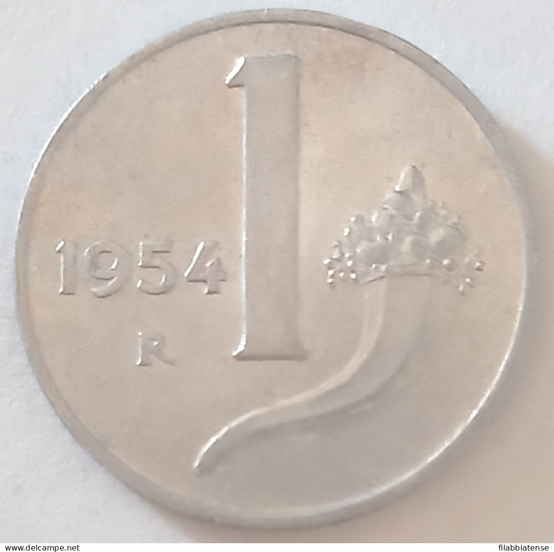 1954 - Italia 1 Lira     ----- - 1 Lira