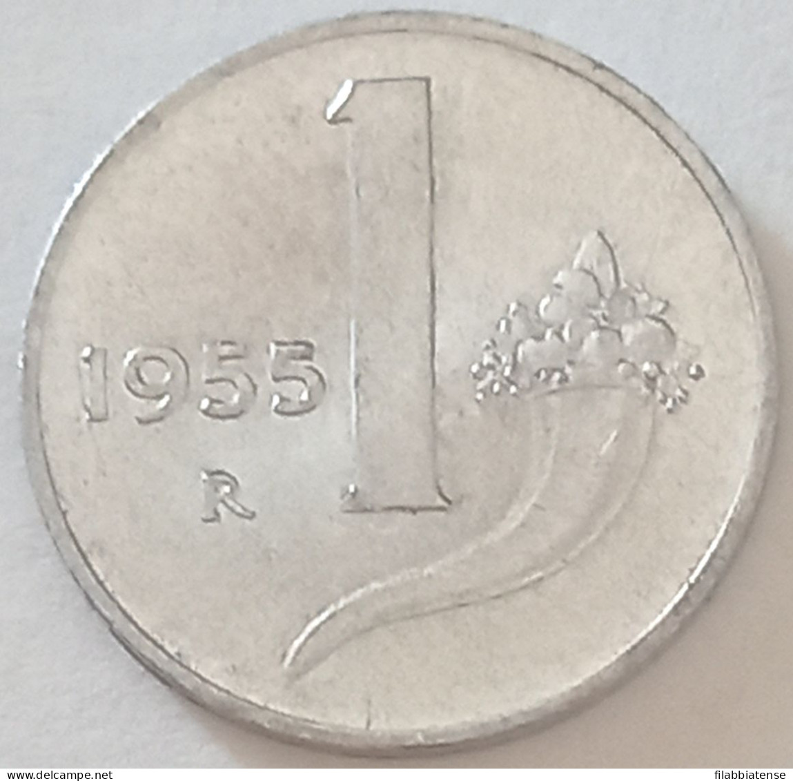 1955 - Italia 1 Lira     ----- - 1 Lire