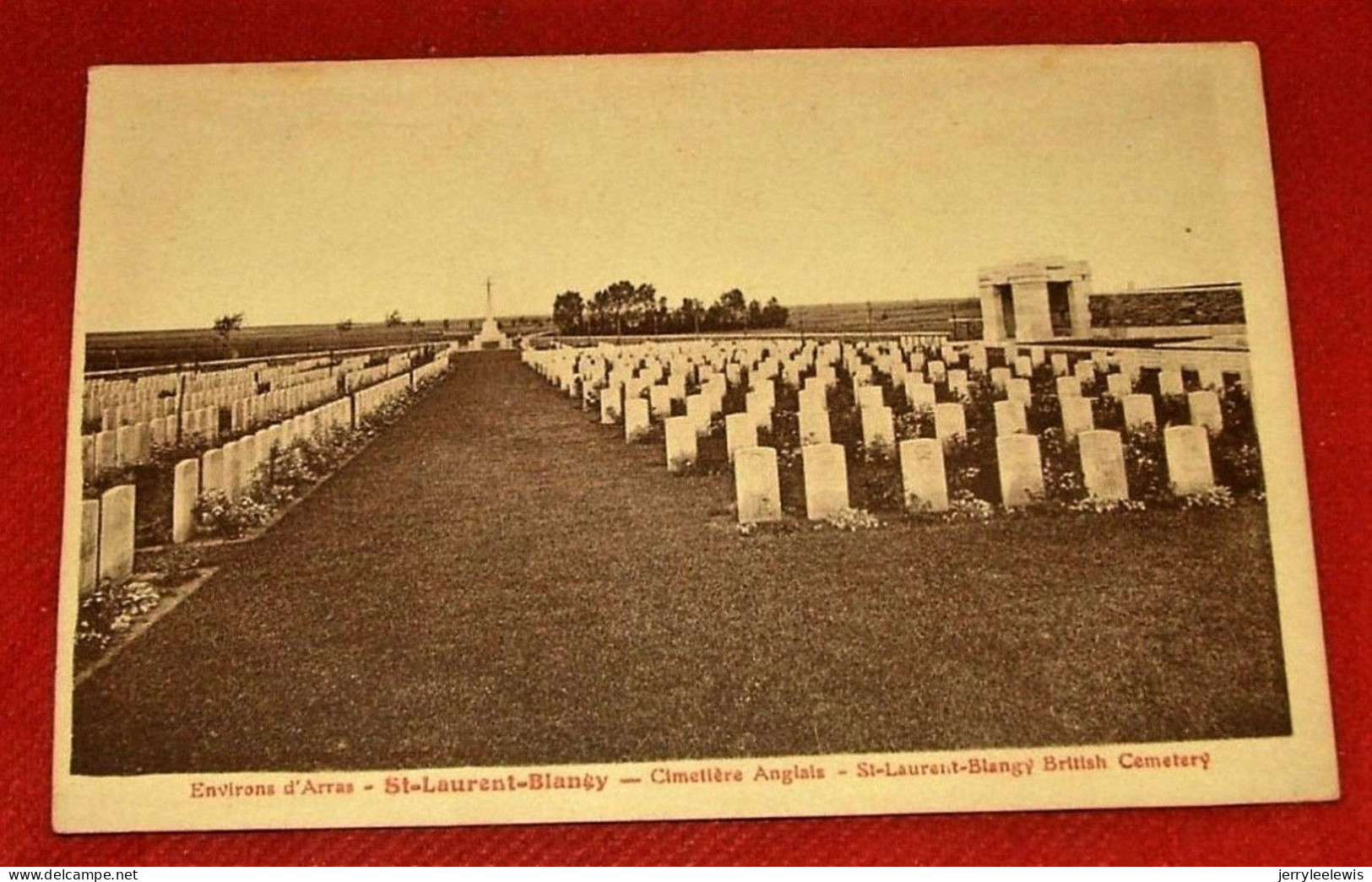 SAINT LAURENT BLANGY   -  Guerre 1914-1918   -  Cimetière Anglais    -   British Cemetery - Saint Laurent Blangy