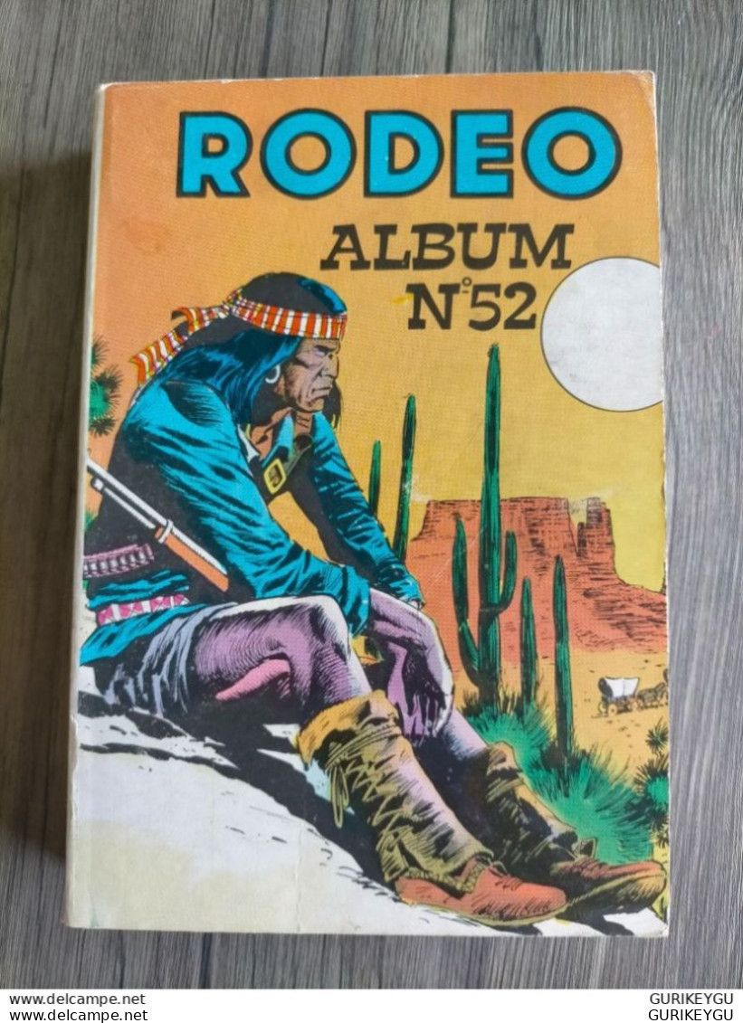 Bd  Album  RODEO   N° 52 Avec N° 275.276.277.278   Dedans LUG 1974  TEX WILLER  MIKI LE RANGER - Lug & Semic