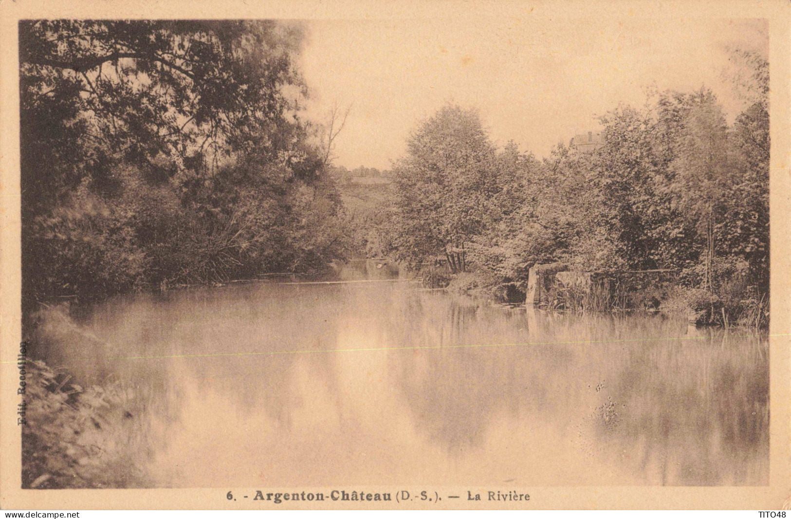 FR-79 DEUX-SÈVRES - ARGENTON-CHÂTEAU - La Rivière - Argenton Chateau