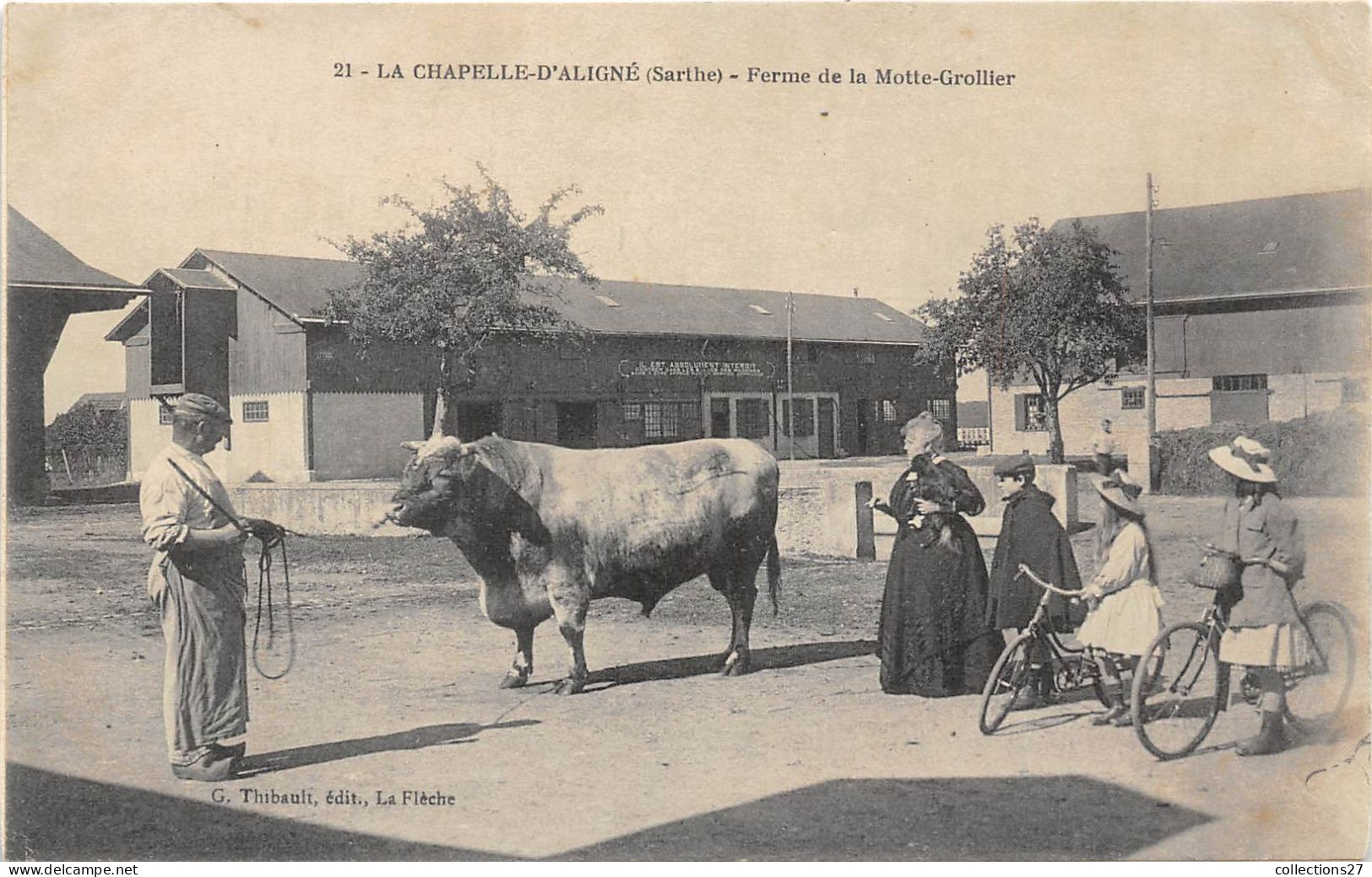 72-LA-CHAPELLE-D'ALIGNE- FERME DE LA MOTTE-GROLLIER - Other & Unclassified