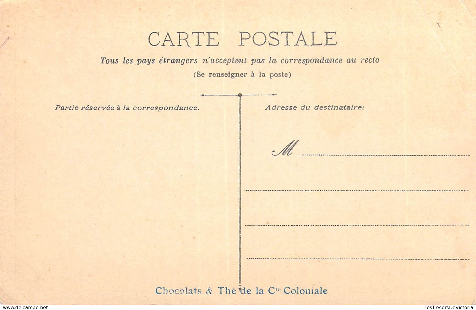 POLYNESIE FRANCAISE - ARCHIPEL DE TAHITI - Multivues - Chocolats & Thé De La Cie Coloniale - Carte Postale Ancienne - Polynésie Française