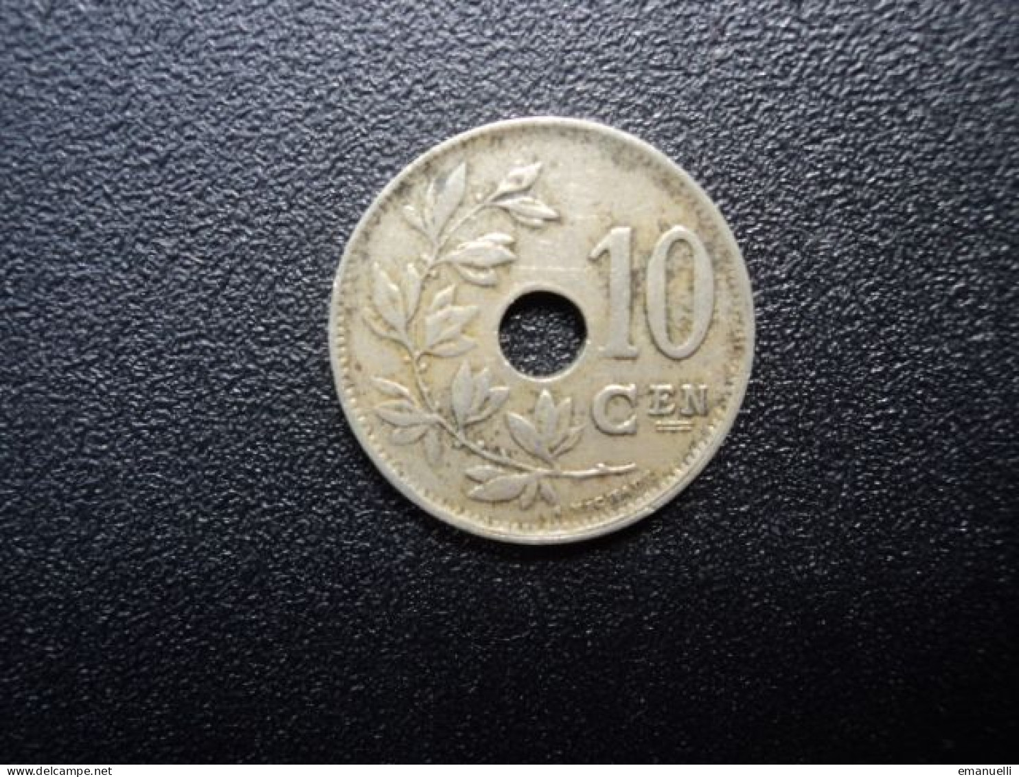 BELGIQUE : 10 CENTIMES  1924    KM 86     TTB - 10 Cent