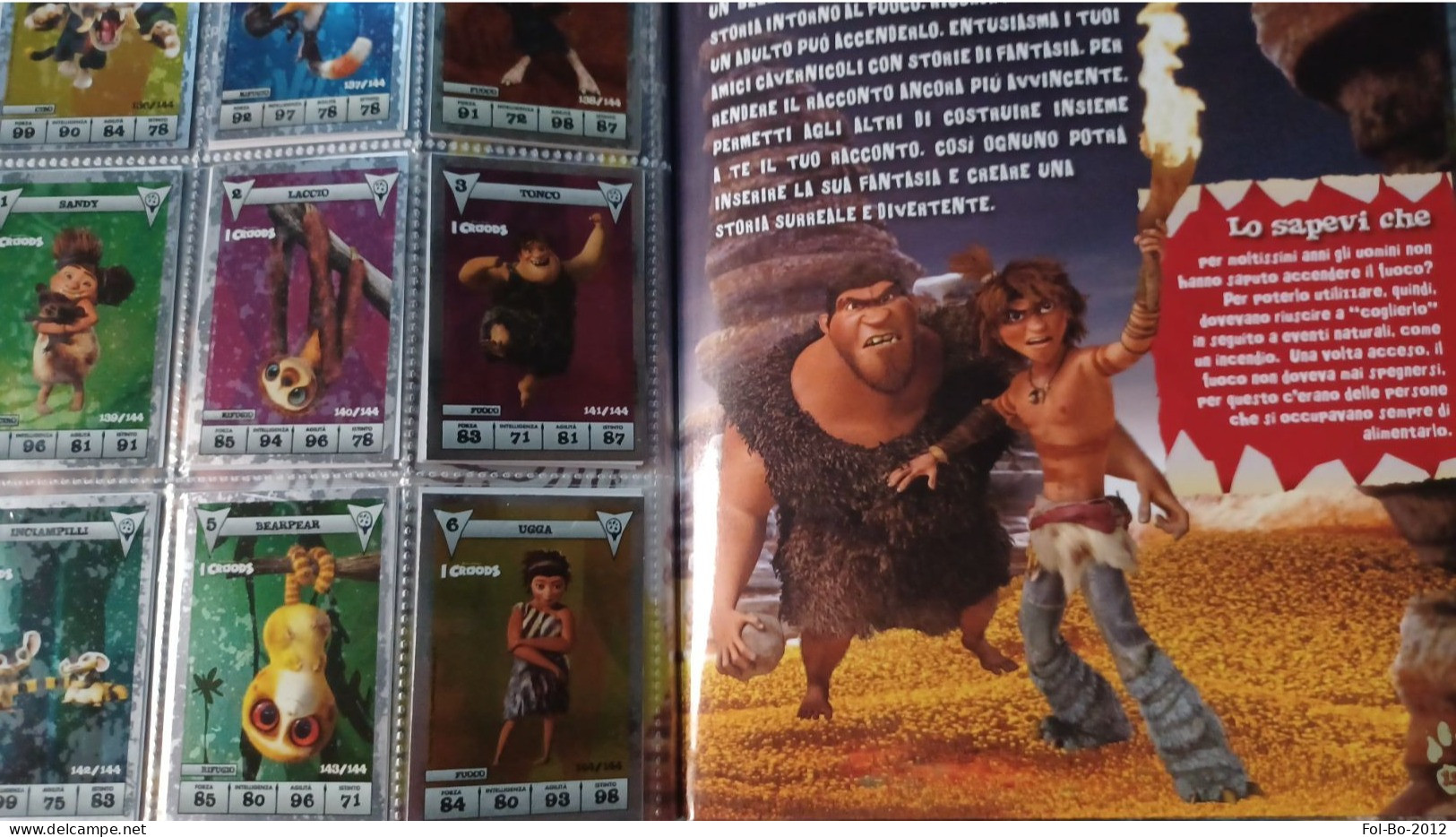 I CROODS Album Completo Card+20 Bustine Chiuse Con Card+tabellone Giocodel 2013 - Disney