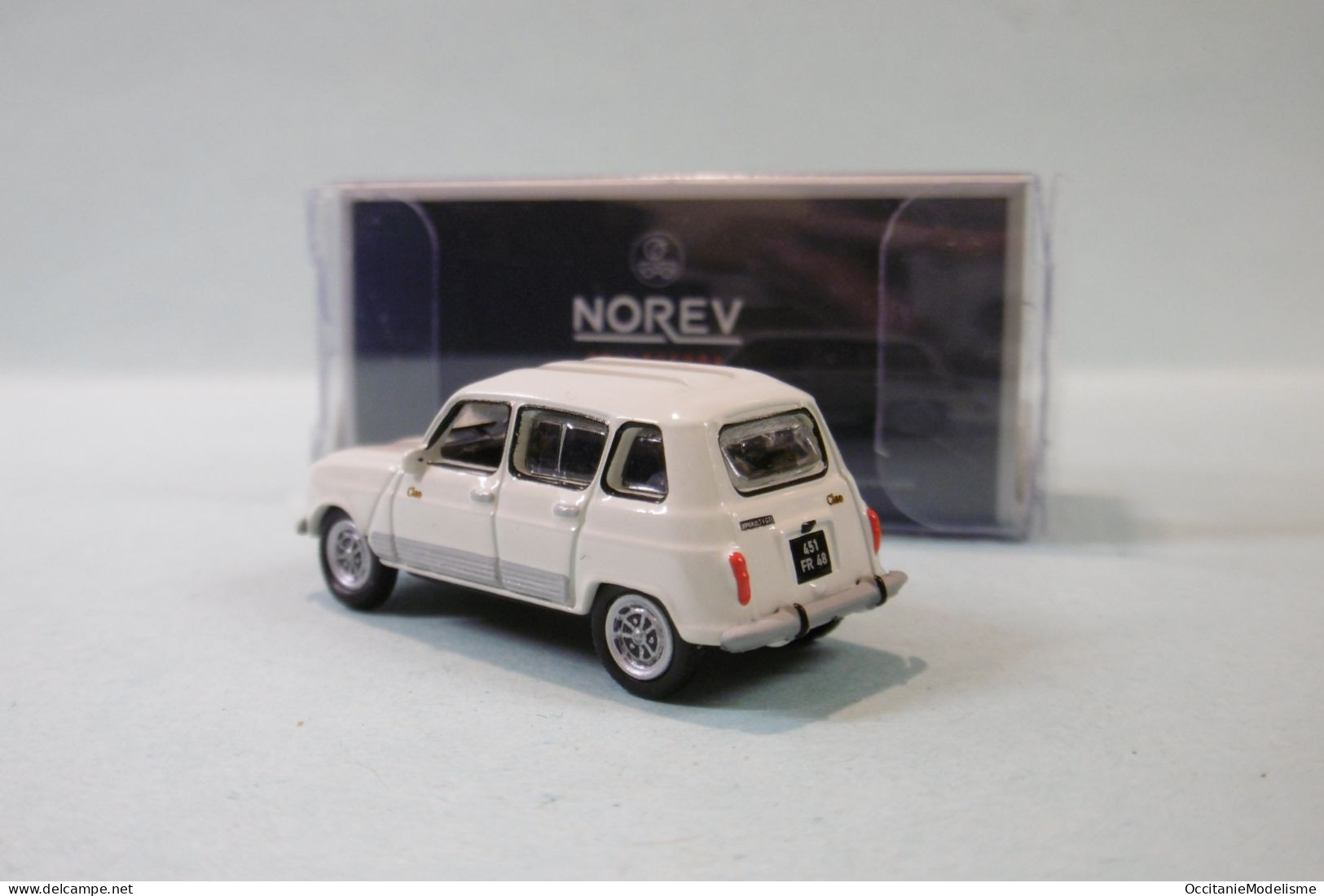 Norev - RENAULT 4 4L Clan 1987 Blanc Neuf NBO HO 1/87 - Veicoli Da Strada