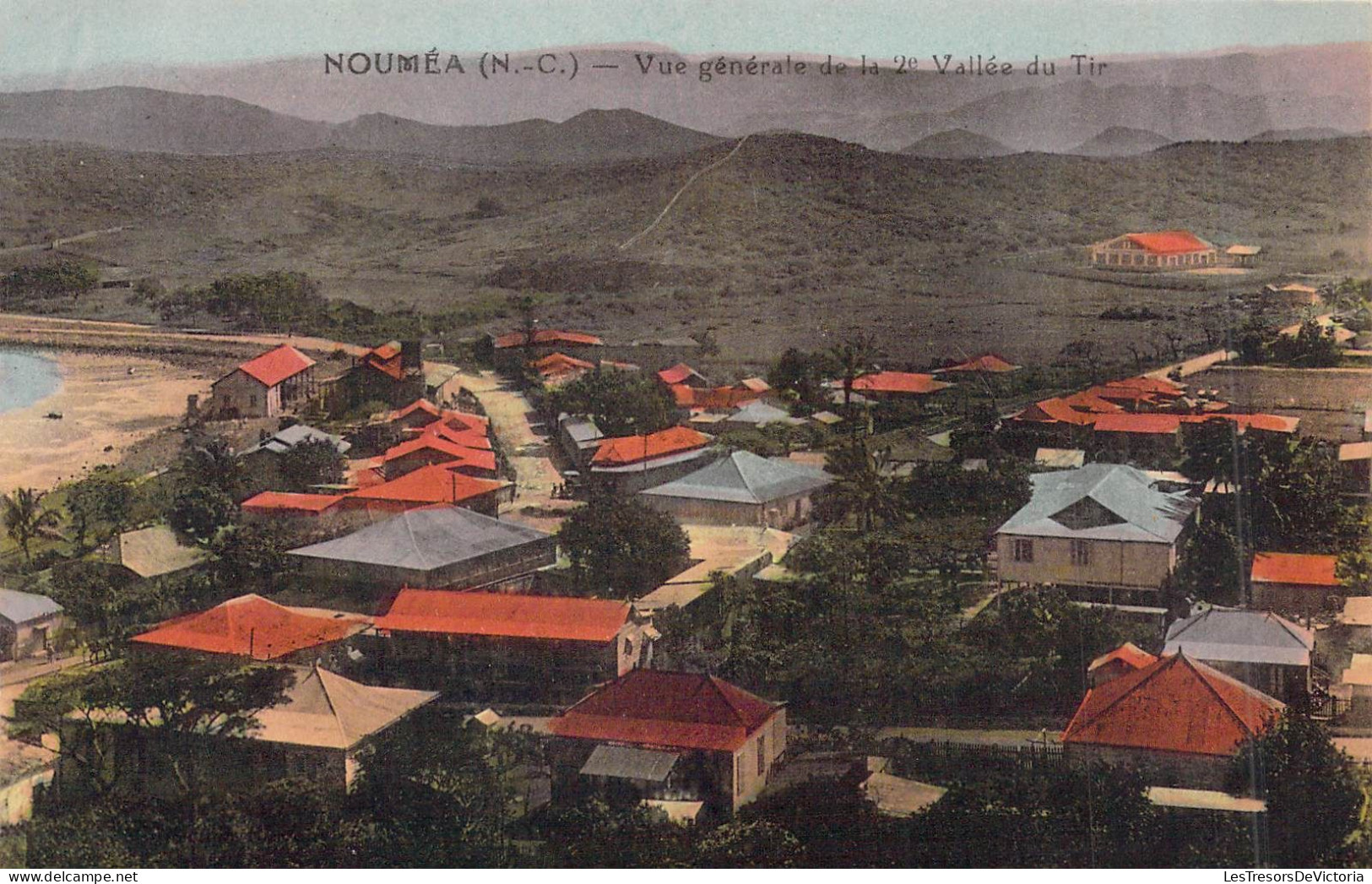 NOUVELLE CALEDONIE - NOUMEA - Vue Générale De La 2e Vallée Du Tir - Carte Postale Ancienne - Nouvelle Calédonie