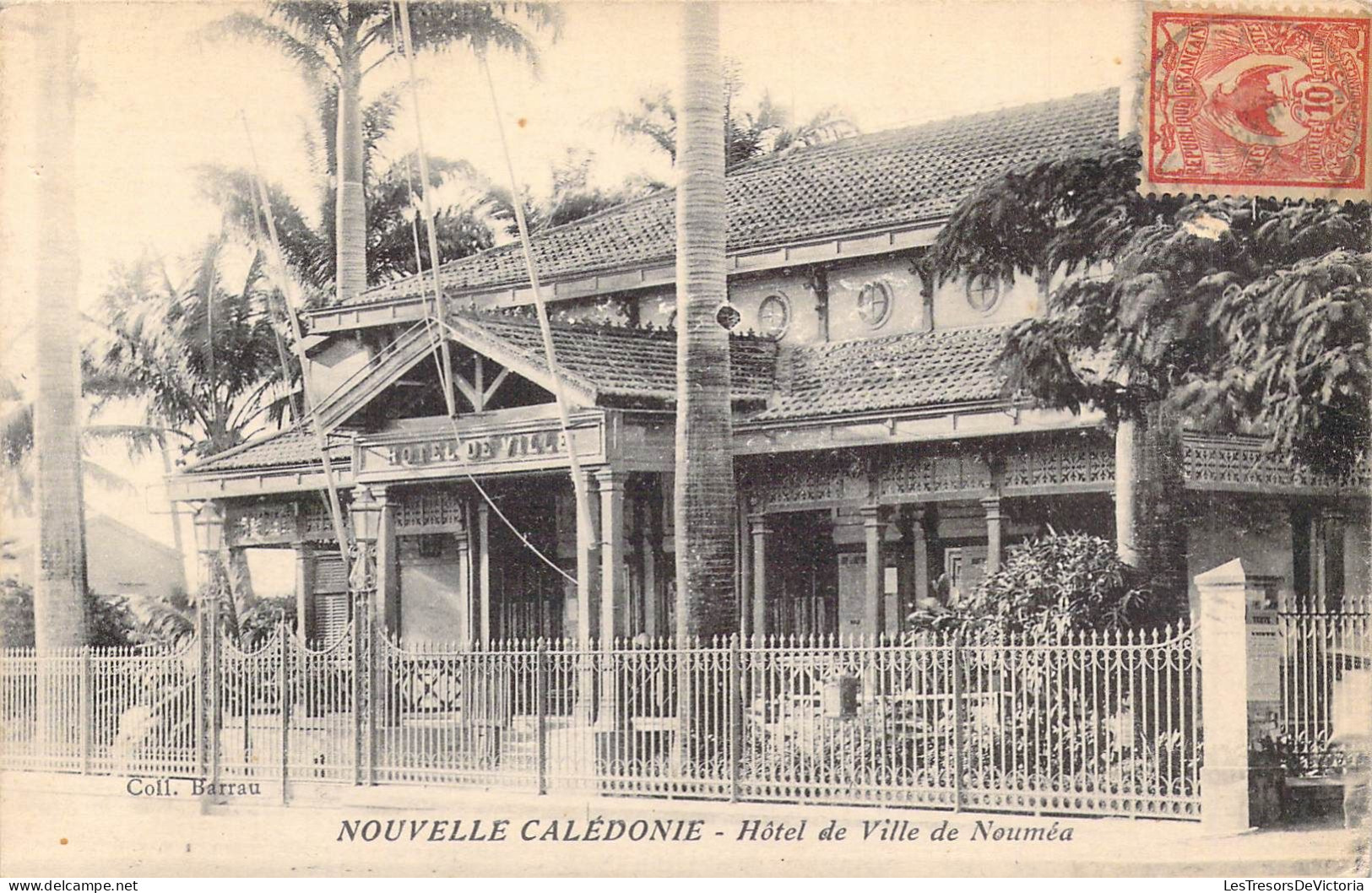 NOUVELLE CALEDONIE - Hôtel De Ville De Nouméa - Carte Postale Ancienne - Nouvelle Calédonie