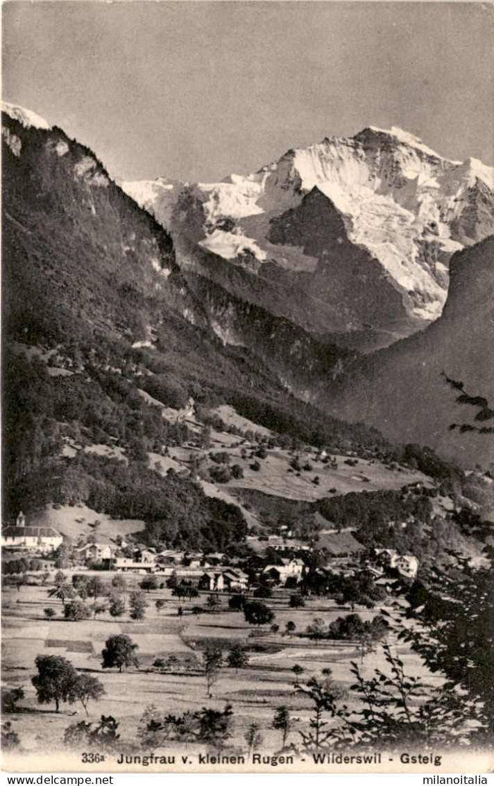 Jungfrau V. Kleinen Rugen - Wilderswil - Gsteig (336a) - Gsteig Bei Gstaad