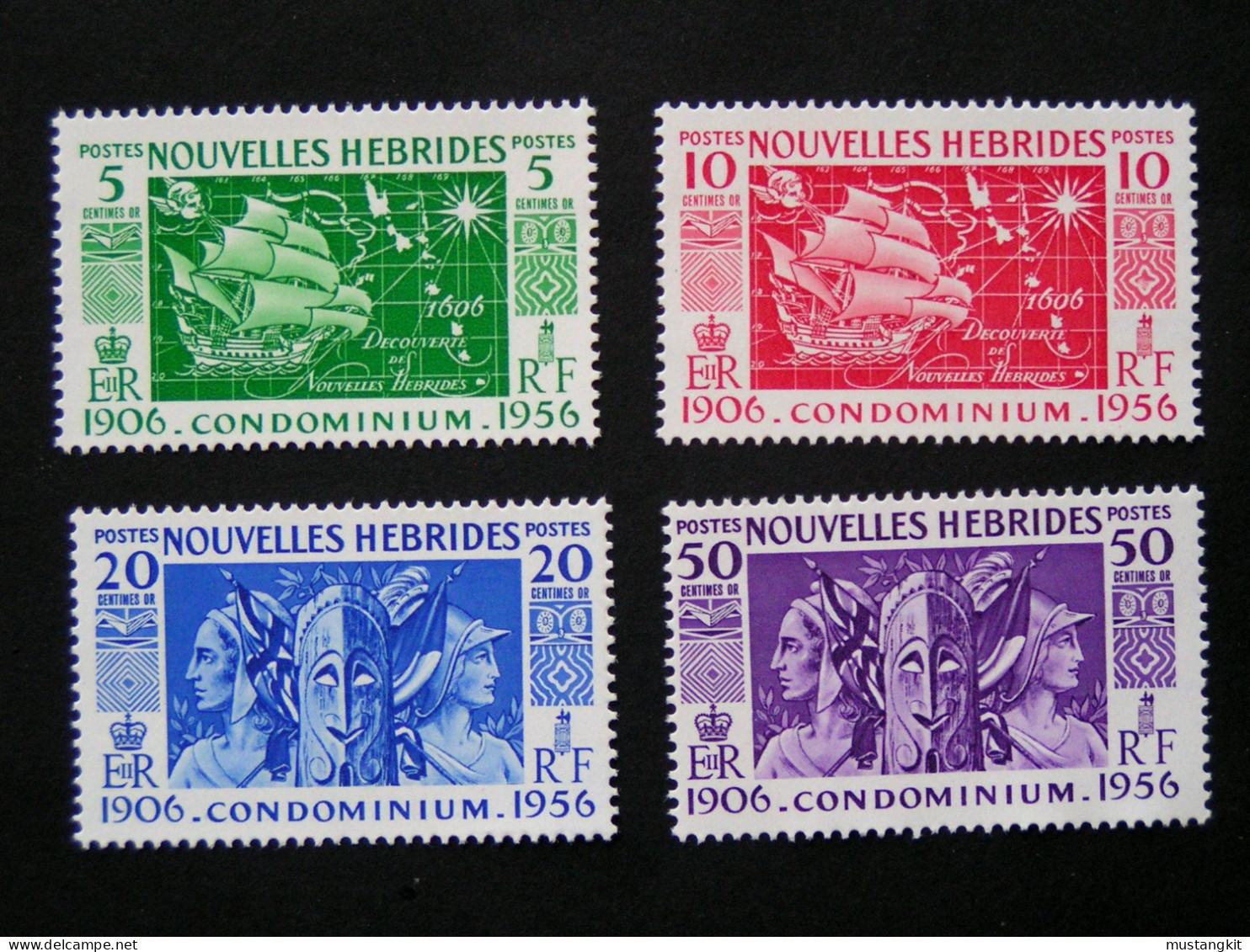 NOUVELLES HEBRIDES  POSTES N° 167/170 NEUF * * SANS CHARNIERE  COTE 2023 : 10 € - Ungebraucht