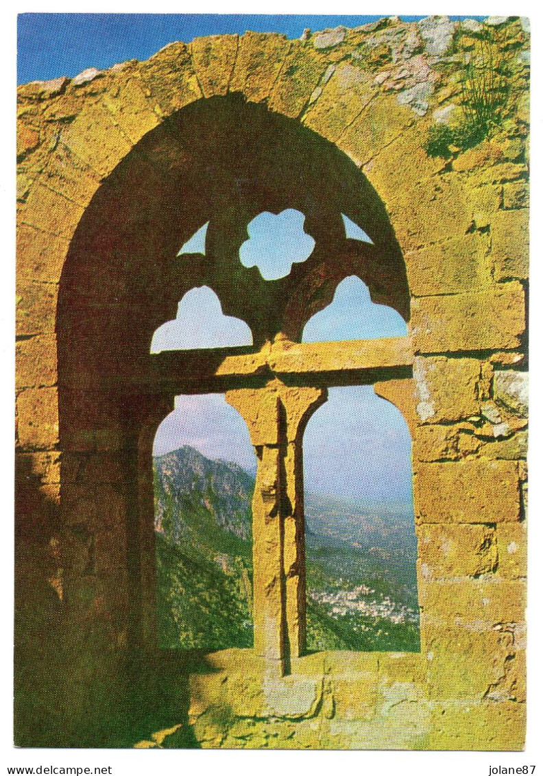 CPSM    CHYPRE    -  CYPRUS    -     THE QUEENS WINDOW SAINT HILARION CASTLE - Chypre