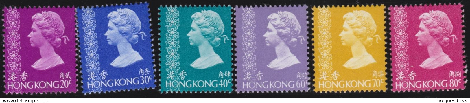 Hong Kong   .  SG  .   6 Stamps From 313/321     .    **   .   MNH - Unused Stamps