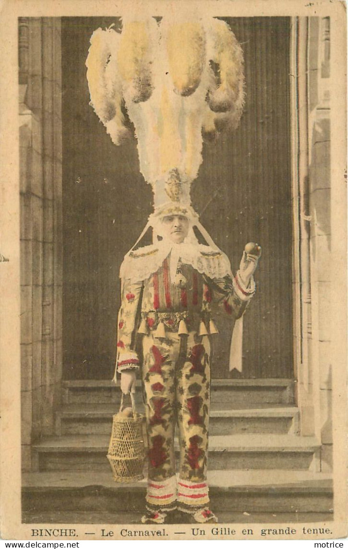 BINCHE - Le Carnaval, Un Gille En Grande Tenue. - Binche