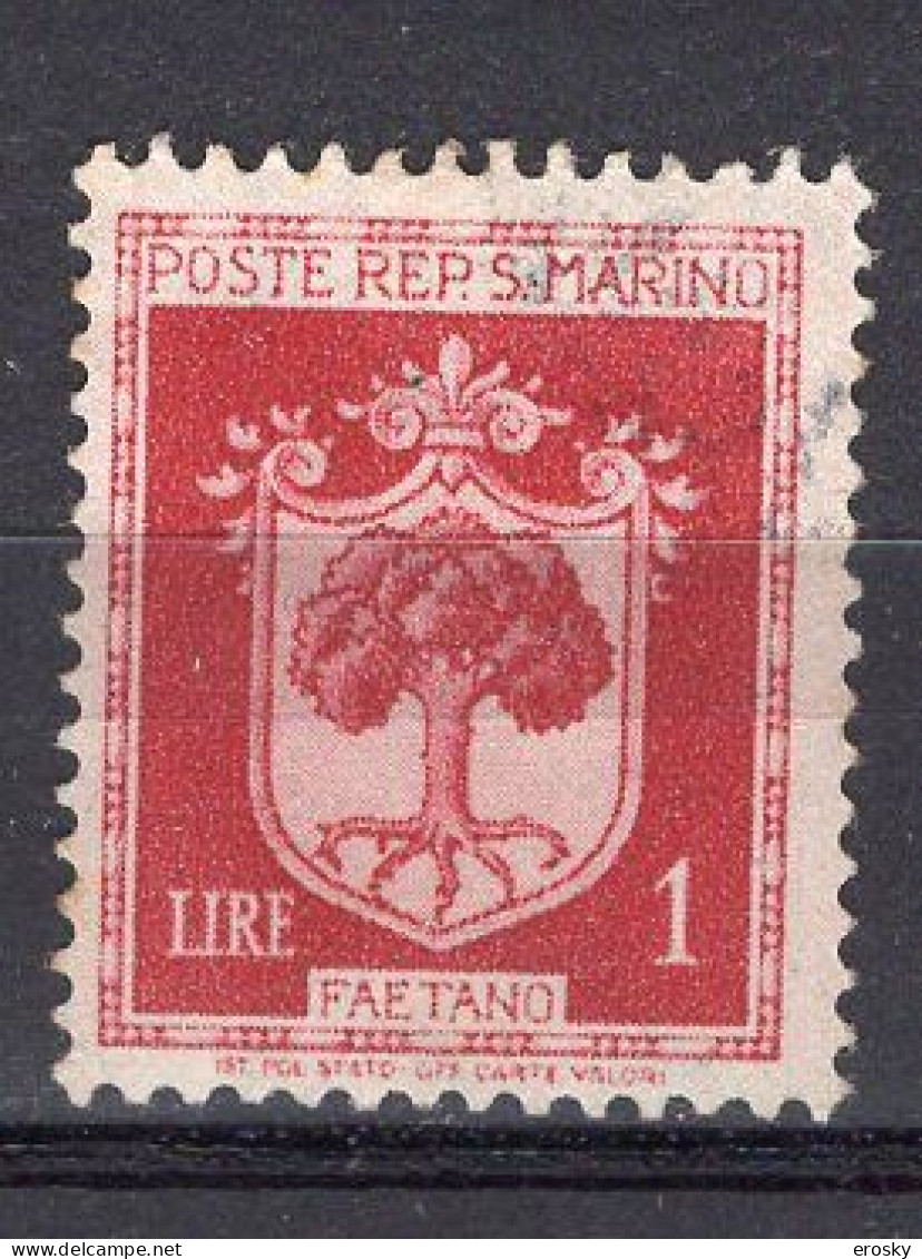 Y8278 - SAN MARINO Ss N°284 - SAINT-MARIN Yv N°264 - Used Stamps