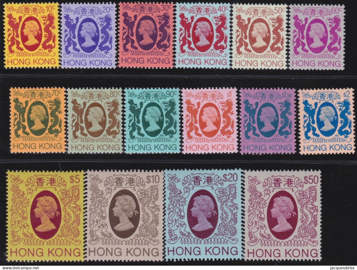 Hong Kong   .  SG  .   415/430     .    **   .   MNH - Unused Stamps