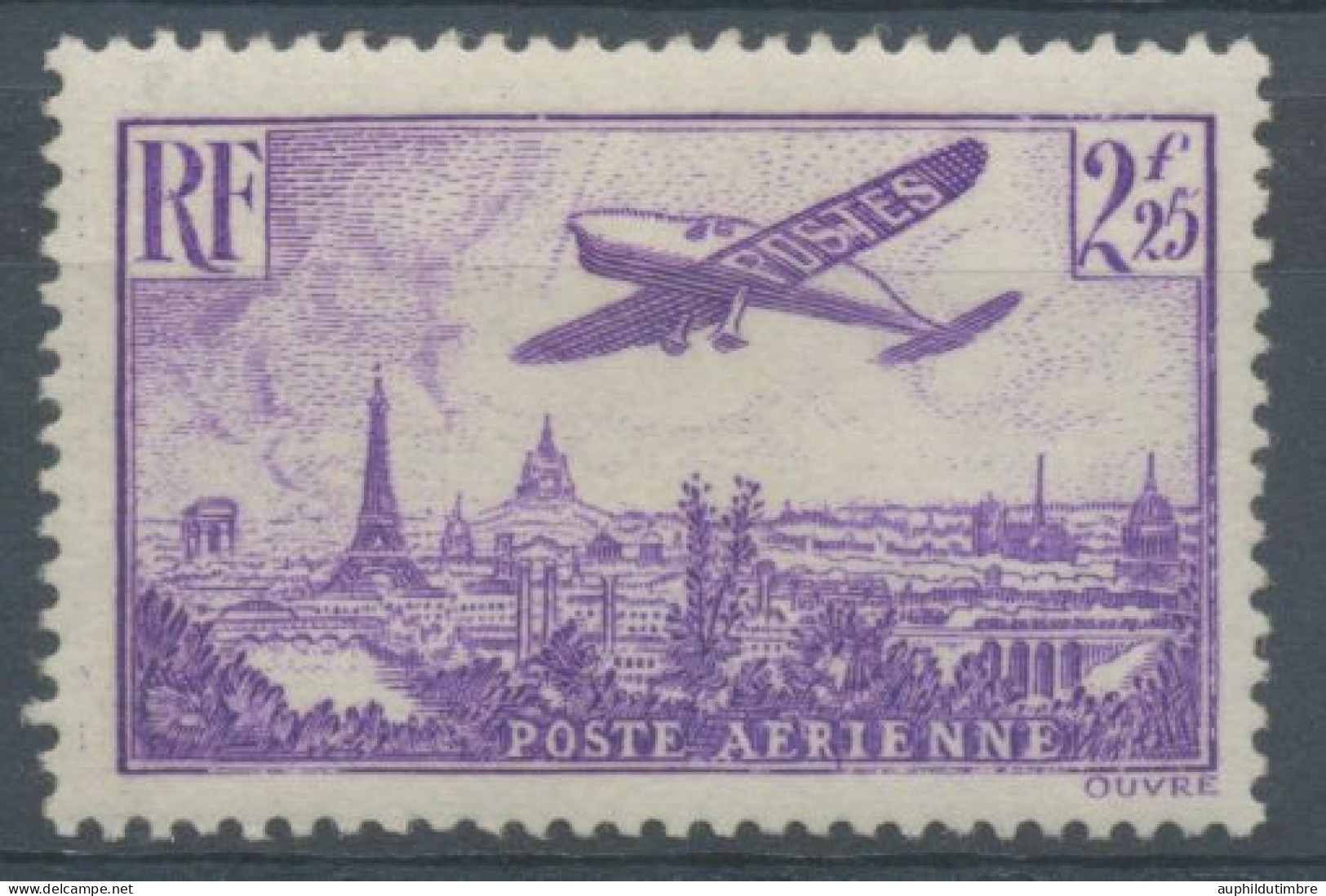 Avion Survolant Paris PA N°10 2f25 Violet N** YA10 - 1927-1959 Neufs