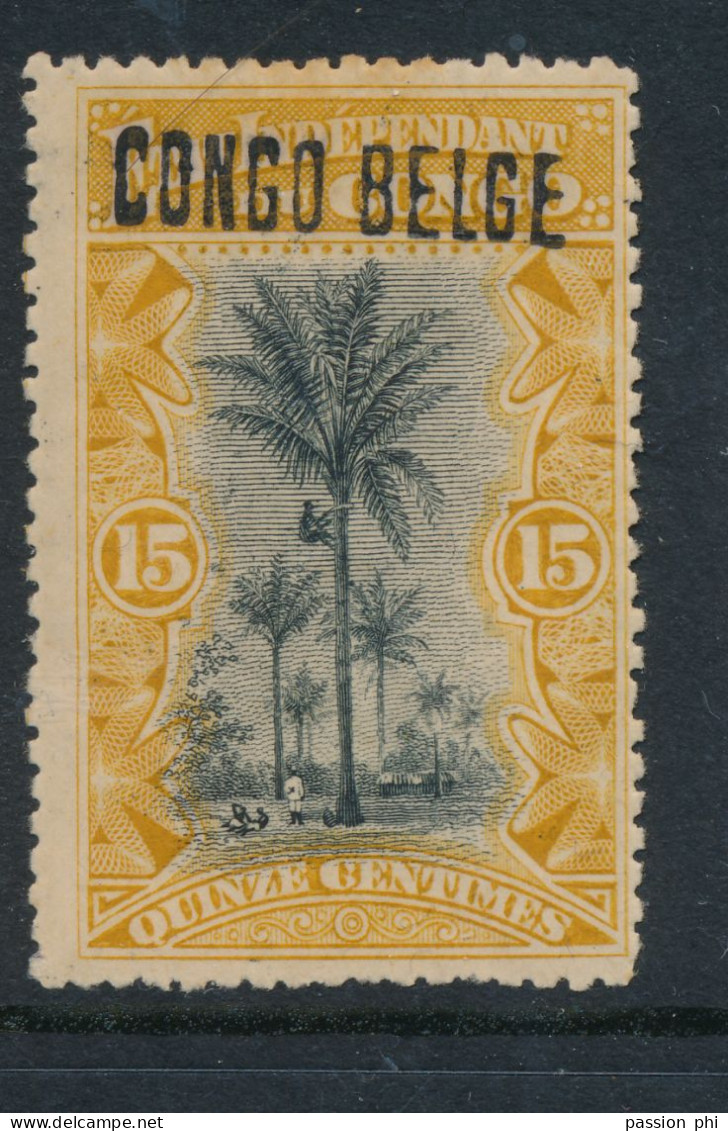 B5 BELGIAN CONGO 1909 ISSUE COB 32L4 LH - Neufs