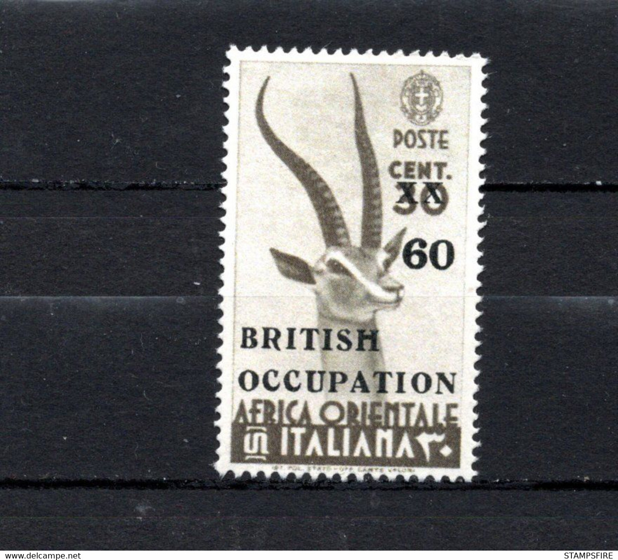 British Occupation Italy  Unissued 1941  Africa RARE MNH - Africa Orientale