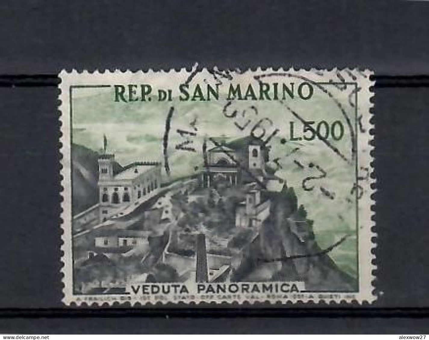 San Marino 1958 Vedute Usato - Usati