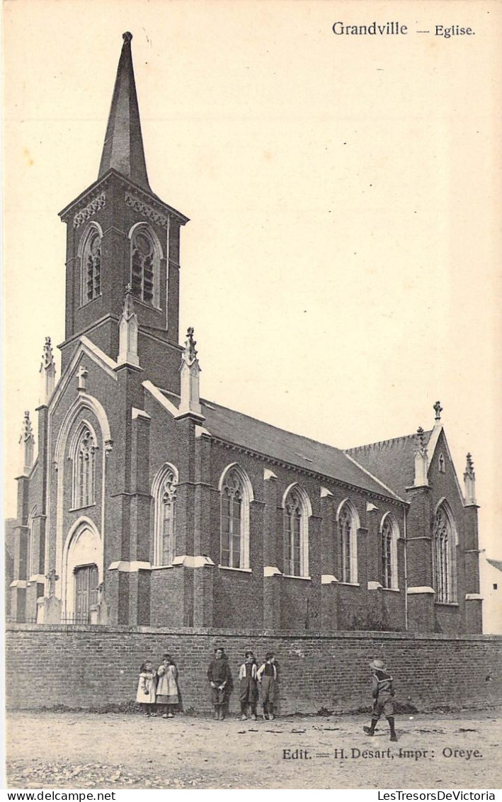 FRANCE - 50 - GRANVILLE - Eglise - Edit H Desart - Carte Postale Ancienne - Granville