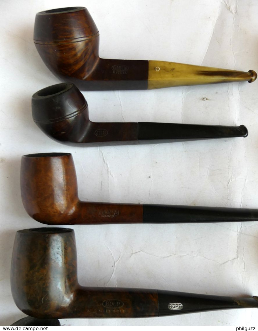 LOT 17 Pipes Utilisées Tout états, Ropp Taura Badiere Gitana Camelia Marcee ... - Bruyerepfeifen