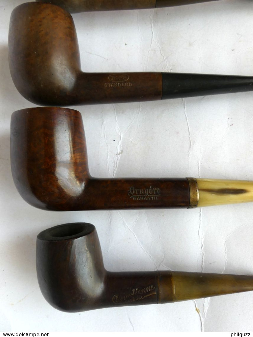 LOT 17 Pipes Utilisées Tout états, Ropp Taura Badiere Gitana Camelia Marcee ... - Bruyerepfeifen