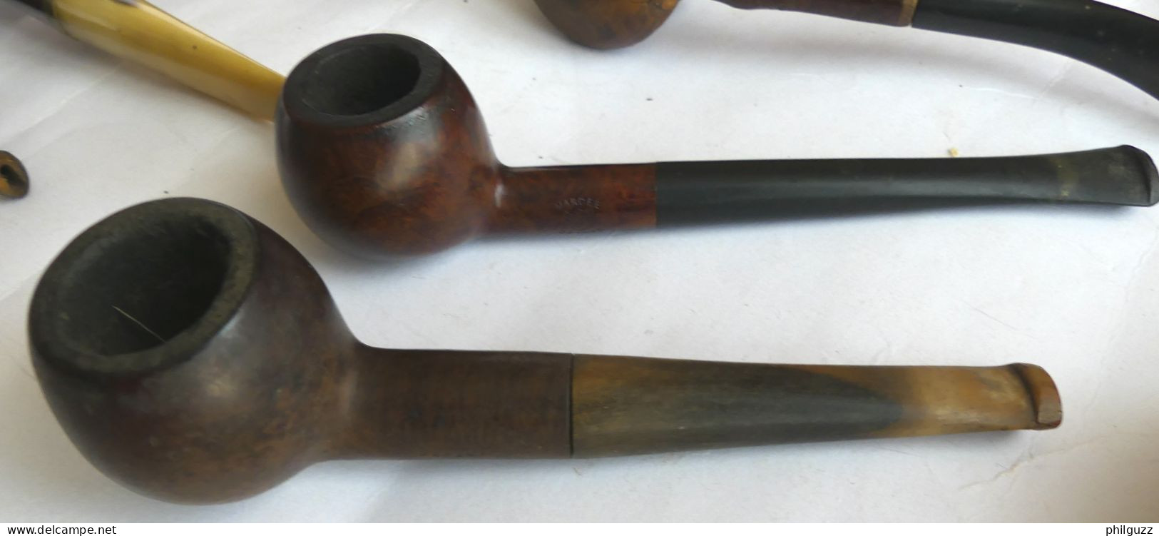 LOT 17 Pipes Utilisées Tout états, Ropp Taura Badiere Gitana Camelia Marcee ... - Pipas En Madera De Brezo ( Bruyere)