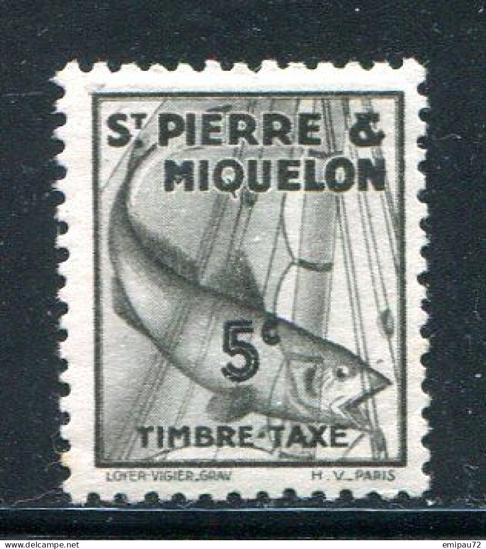 SAINT PIERRE ET MIQUELON- Taxe Y&T N°32- Neuf Avec Charnière * - Timbres-taxe