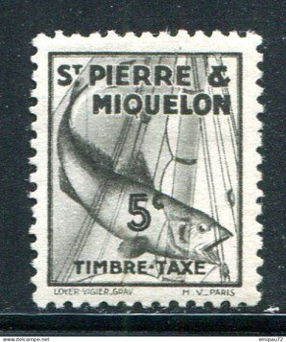 SAINT PIERRE ET MIQUELON- Taxe Y&T N°32- Neuf Avec Charnière * - Impuestos