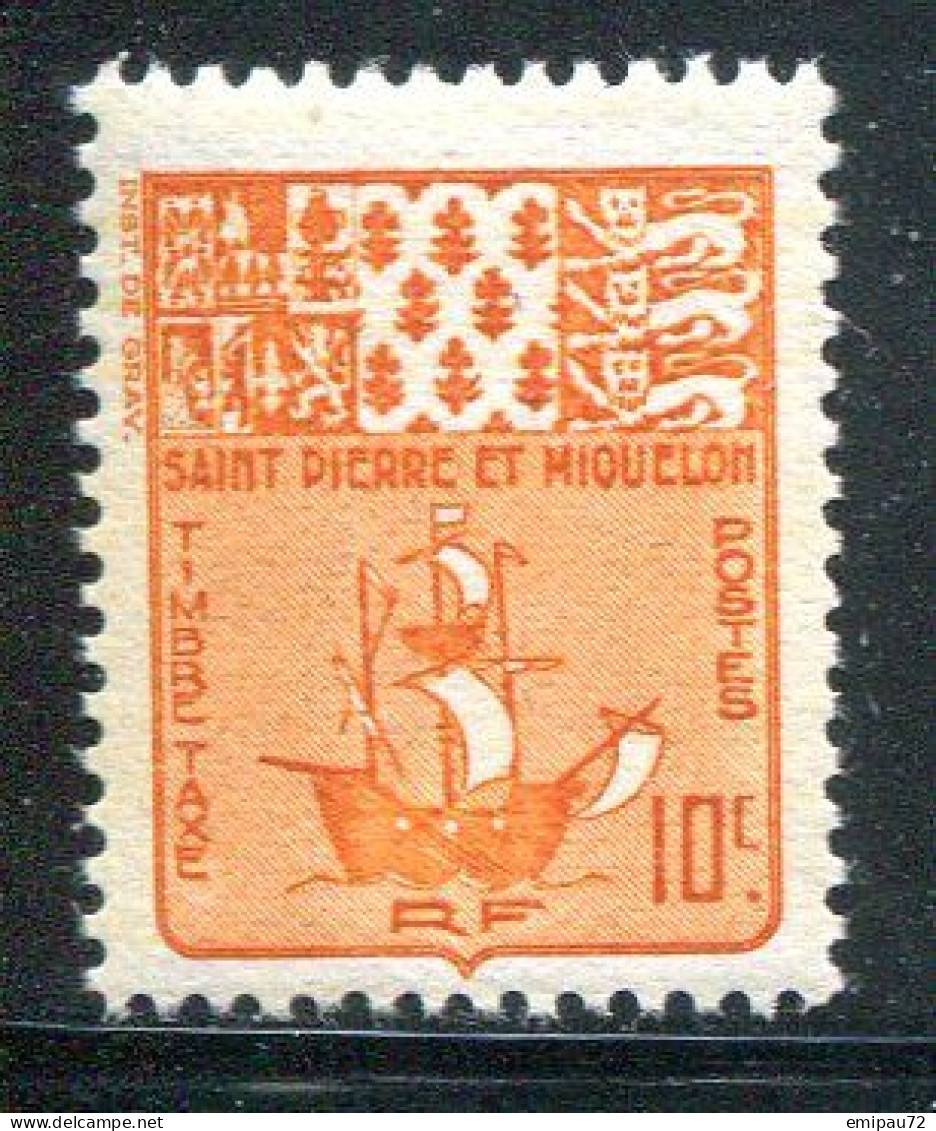 SAINT PIERRE ET MIQUELON- Taxe Y&T N°67- Neuf Sans Charnière ** - Portomarken