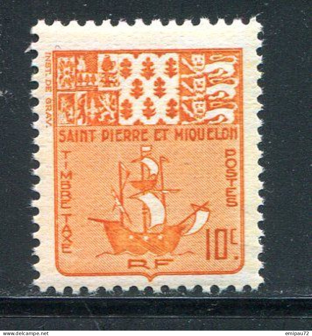 SAINT PIERRE ET MIQUELON- Taxe Y&T N°67- Neuf Sans Charnière ** - Timbres-taxe