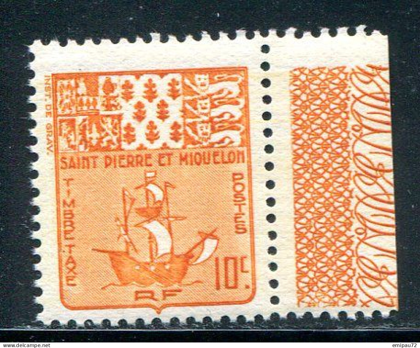 SAINT PIERRE ET MIQUELON- Taxe Y&T N°67- Neuf Sans Charnière ** - Timbres-taxe